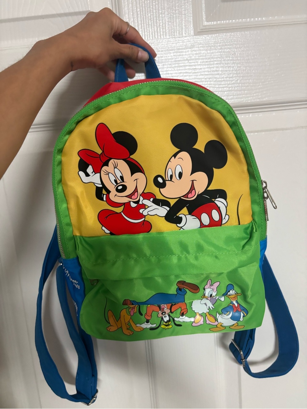 Vintage Disney Character Mini Backpack Mickey Minnie Pluto